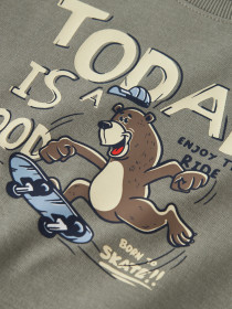 NAME IT Sweatshirt Alexander Shadow Bear Skater